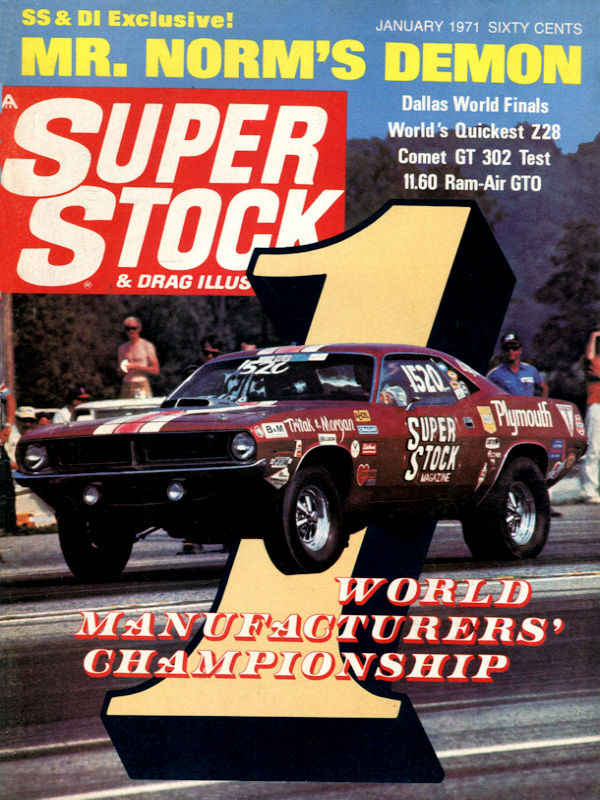 Super Stock Drag Illustrated Jan January 1971 