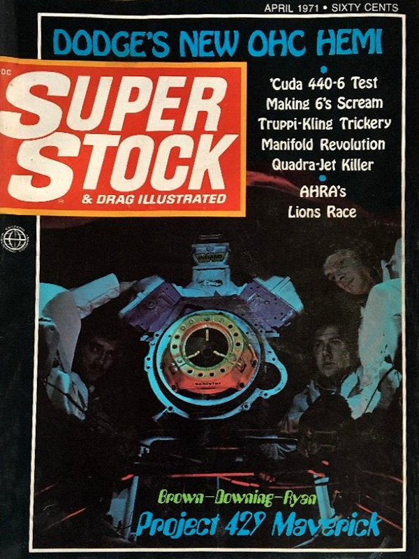 Super Stock Drag Illustrated Apr April 1971 