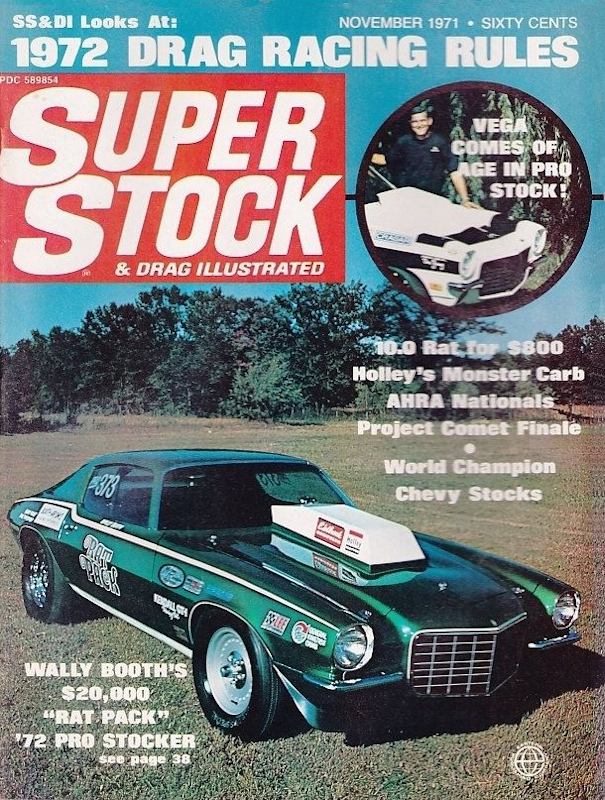 Super Stock Drag Illustrated Nov November 1971 