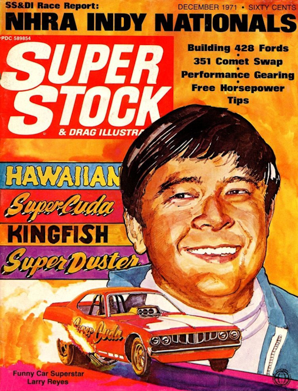 Super Stock Drag Illustrated Dec December 1971 