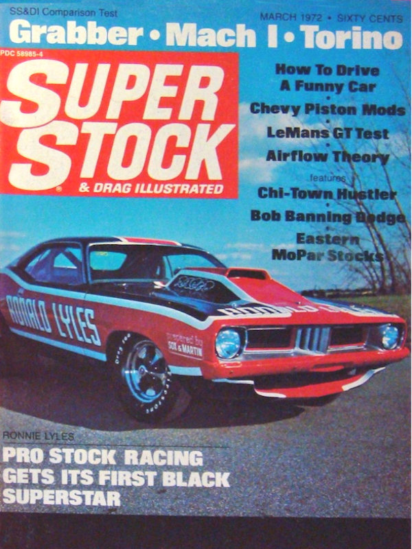 Super Stock Drag Illustrated Mar March 1972 