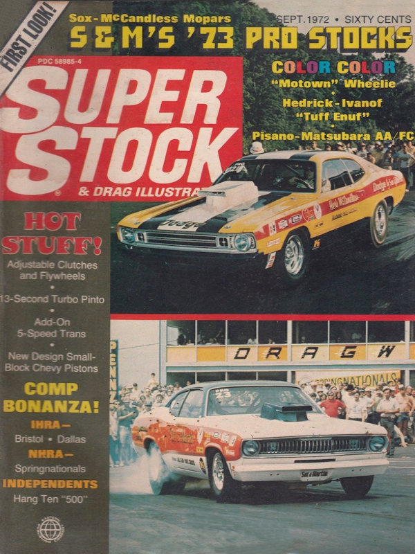 Super Stock Drag Illustrated Sept September 1972 