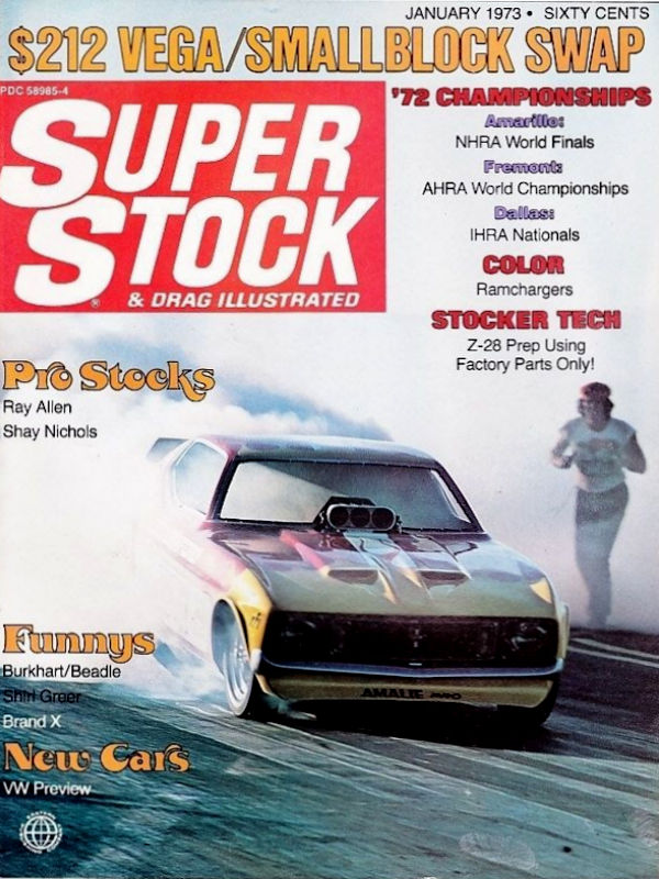 Super Stock Drag Illustrated Jan January 1973 
