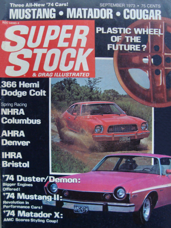 Super Stock Drag Illustrated Sept September 1973 