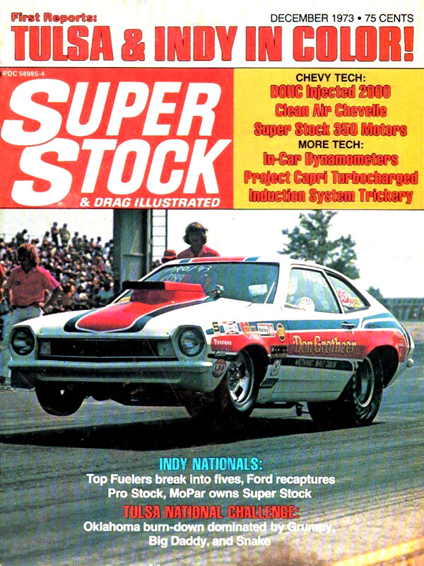 Super Stock Drag Illustrated Dec December 1973 