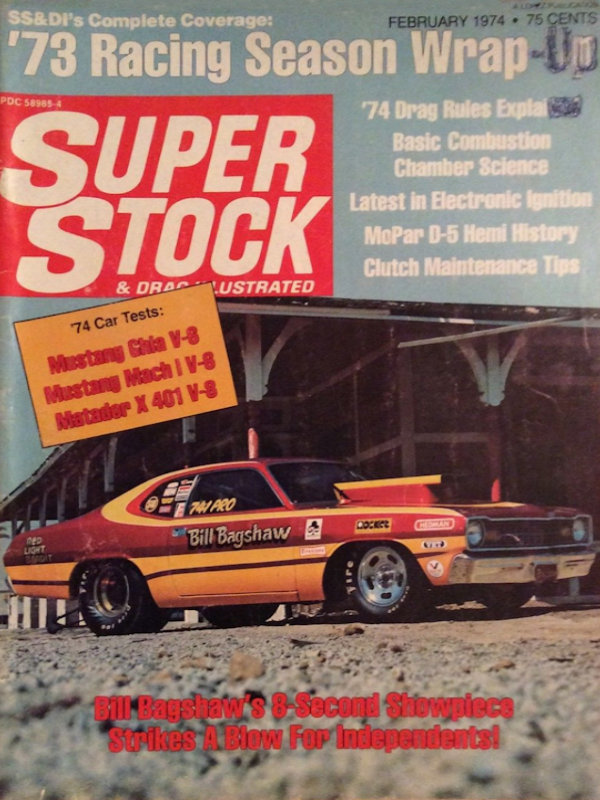 Super Stock Drag Illustrated Feb February 1974 