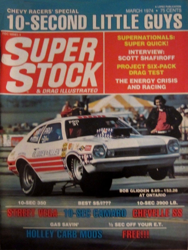 Super Stock Drag Illustrated Mar March 1974 