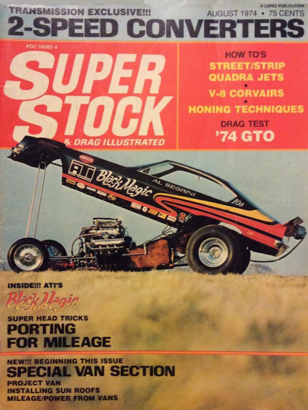 Super Stock Drag Illustrated Aug August 1974 