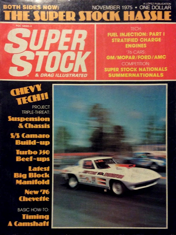 Super Stock Drag Illustrated Nov November 1975 