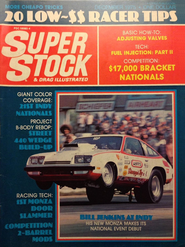 Super Stock Drag Illustrated Dec December 1975 