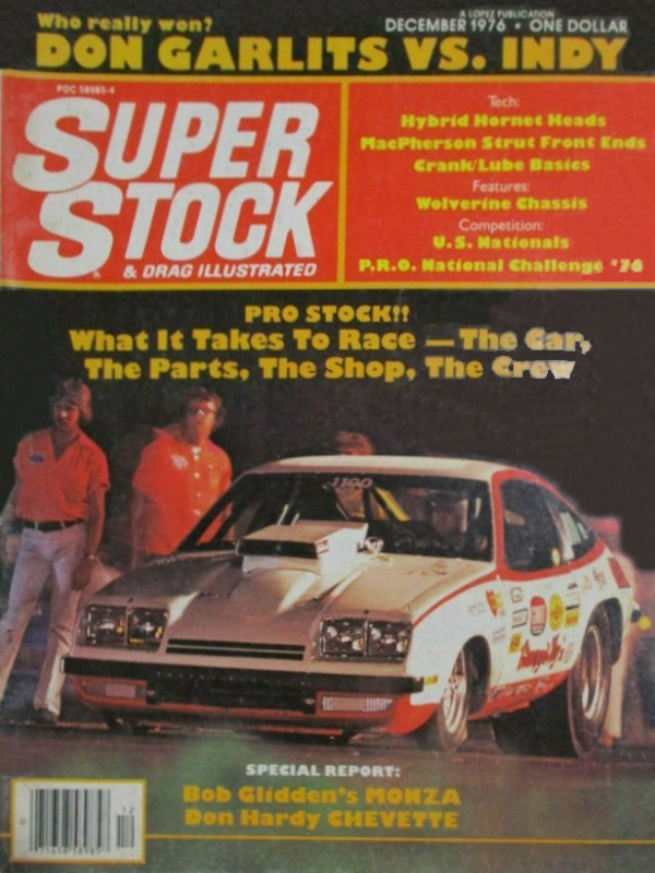 Super Stock Drag Illustrated Dec December 1976 