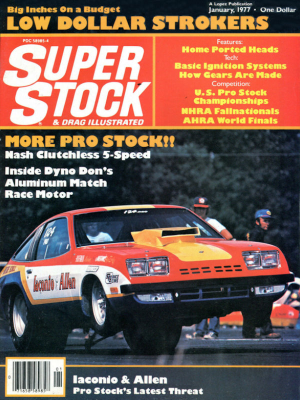 Super Stock Drag Illustrated Jan January 1977 