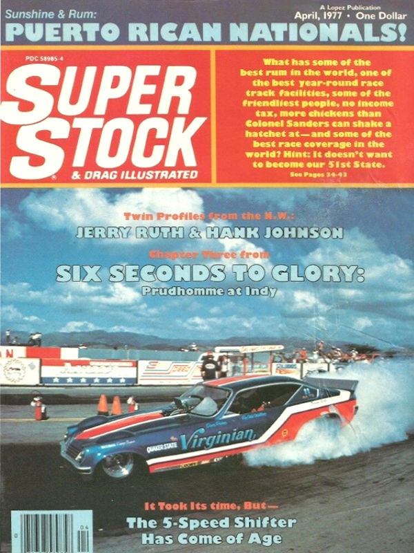 Super Stock Drag Illustrated Apr April 1977 