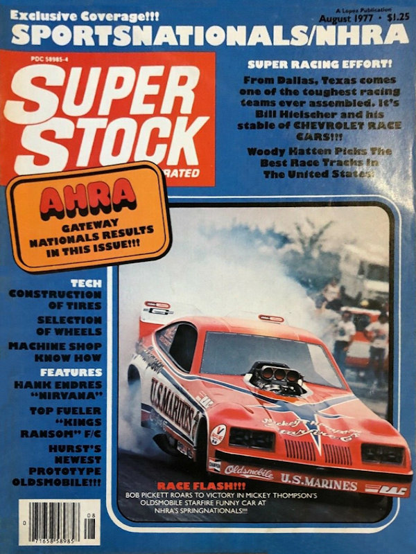 Super Stock Drag Illustrated Aug August 1977 
