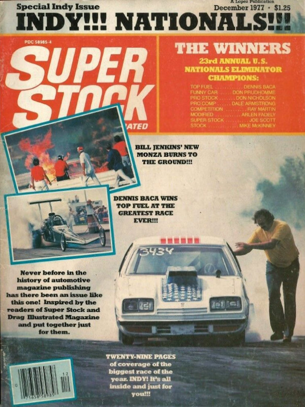 Super Stock Drag Illustrated Dec December 1977 