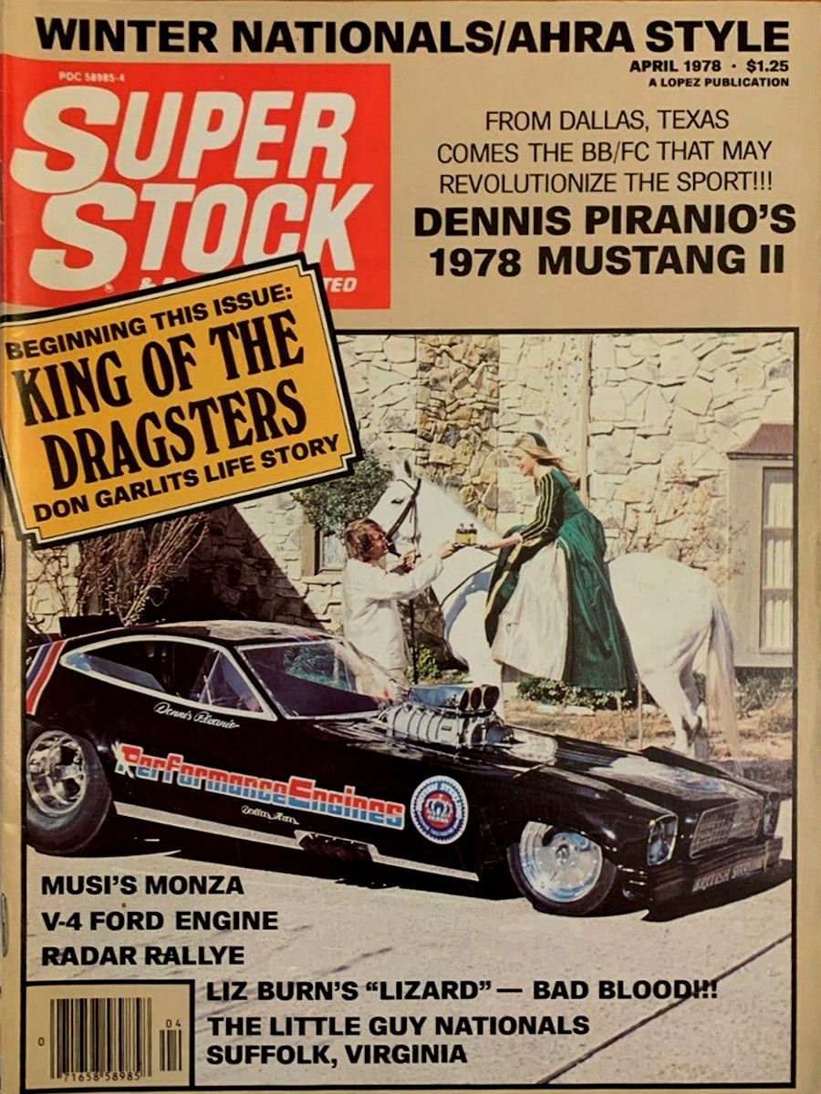 Super Stock Drag Illustrated Apr April 1978 