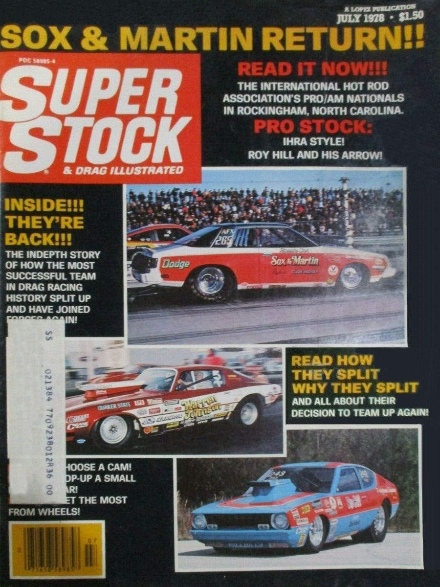 Super Stock Drag Illustrated July 1978 