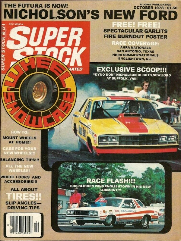 Super Stock Drag Illustrated Oct October 1978 