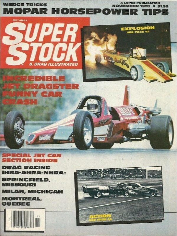 Super Stock Drag Illustrated Nov November 1978 