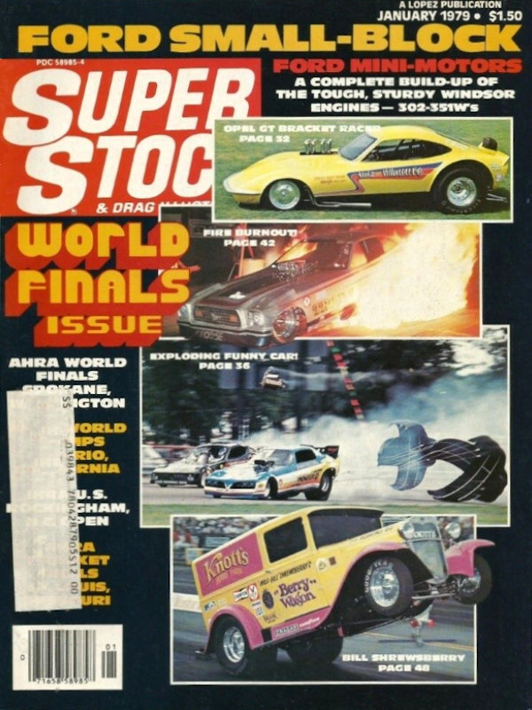 Super Stock Drag Illustrated Jan January 1979 