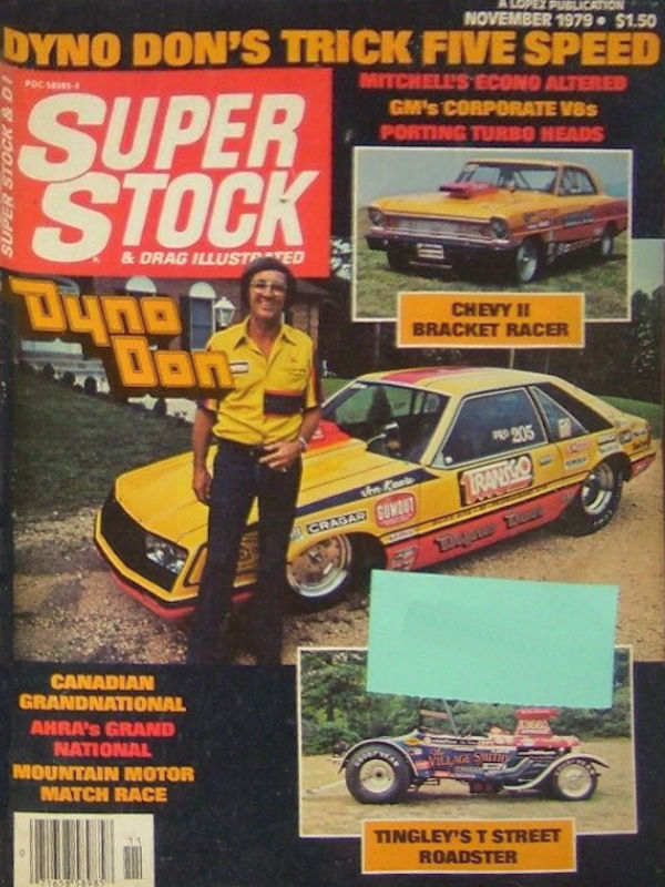 Super Stock Drag Illustrated Nov November 1979 