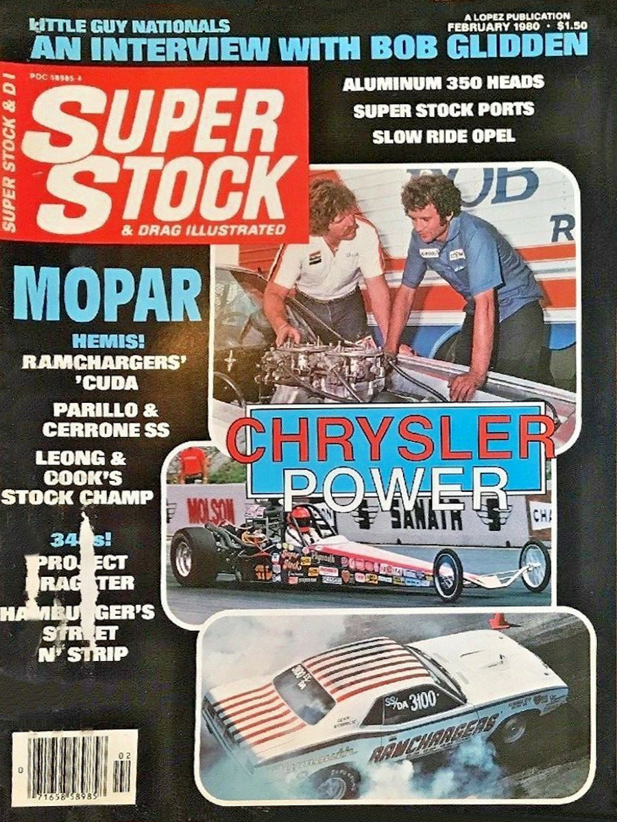 Super Stock Drag Illustrated Feb February 1980 