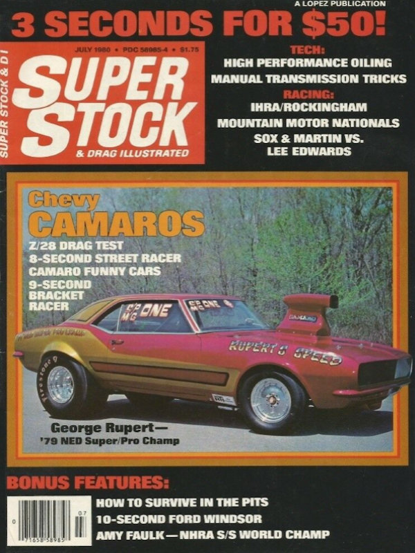 Super Stock Drag Illustrated July 1980 