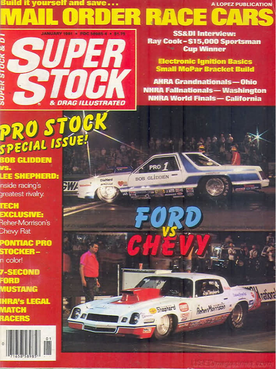 Super Stock Drag Illustrated Jan January 1981 