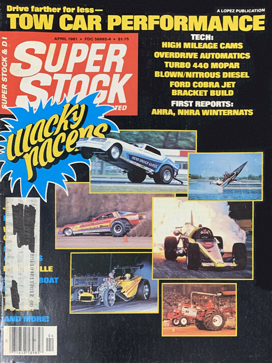 Super Stock Drag Illustrated Apr April 1981 