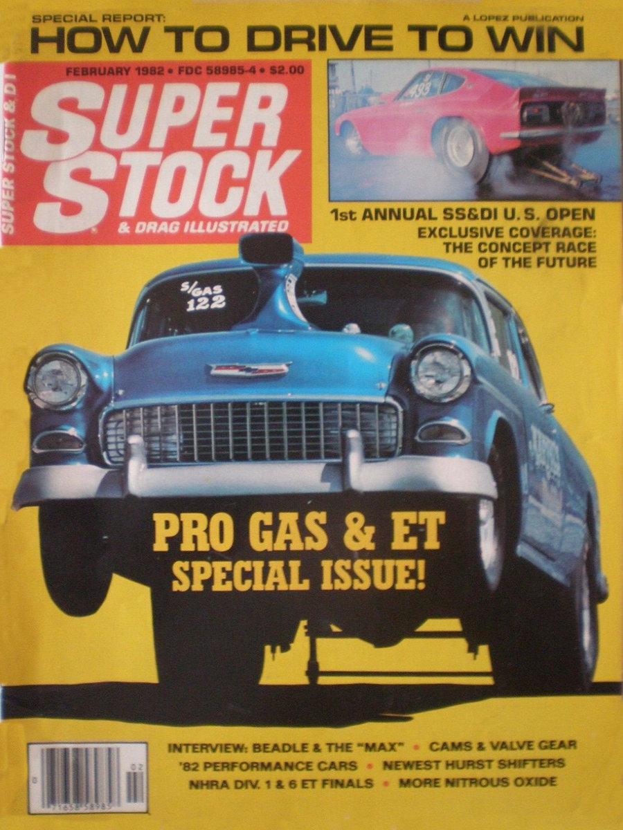 Super Stock Drag Illustrated Feb February 1982 