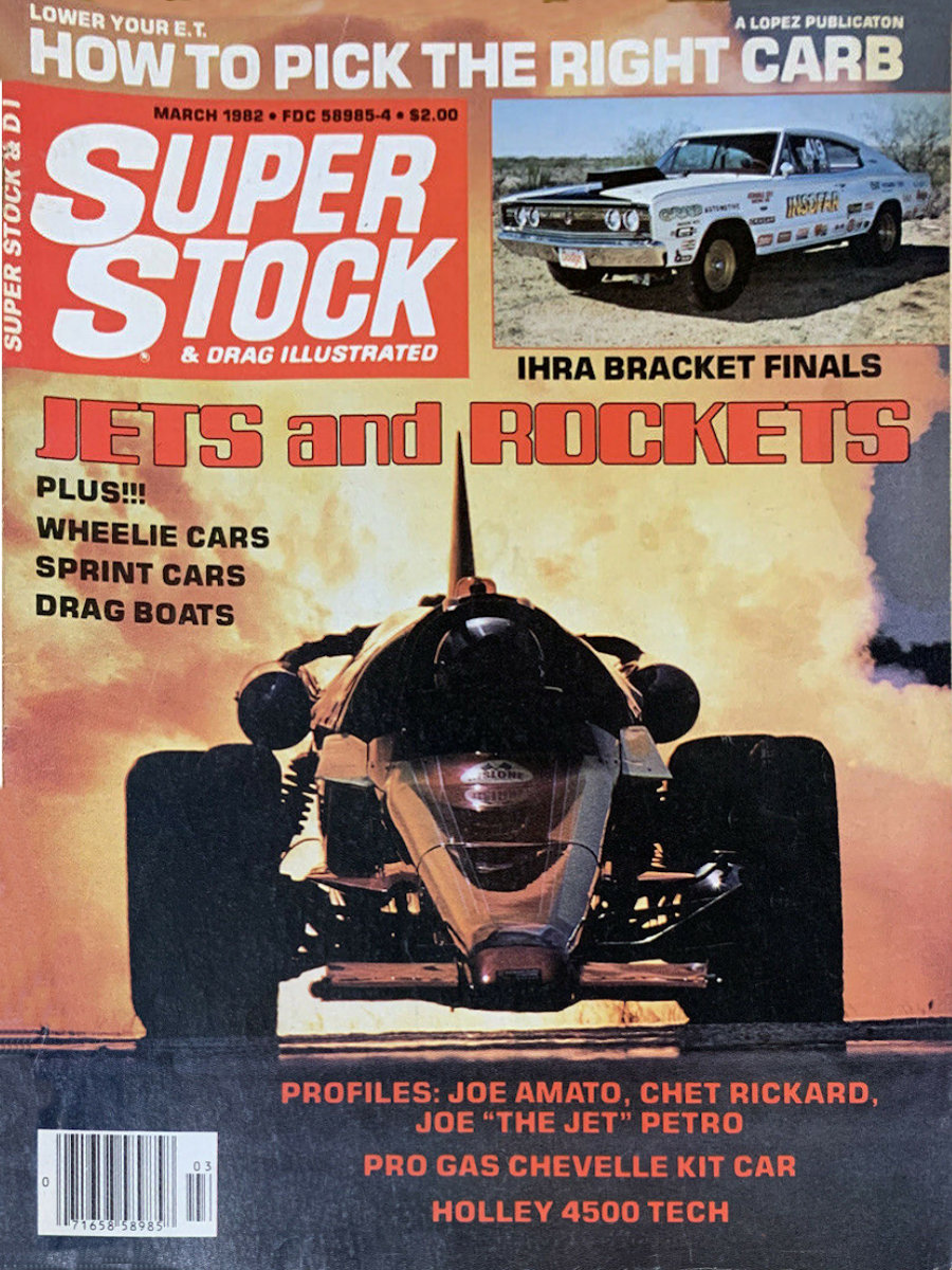 Super Stock Drag Illustrated Mar March 1982 