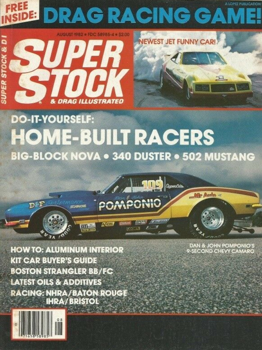 Super Stock Drag Illustrated August  1982 