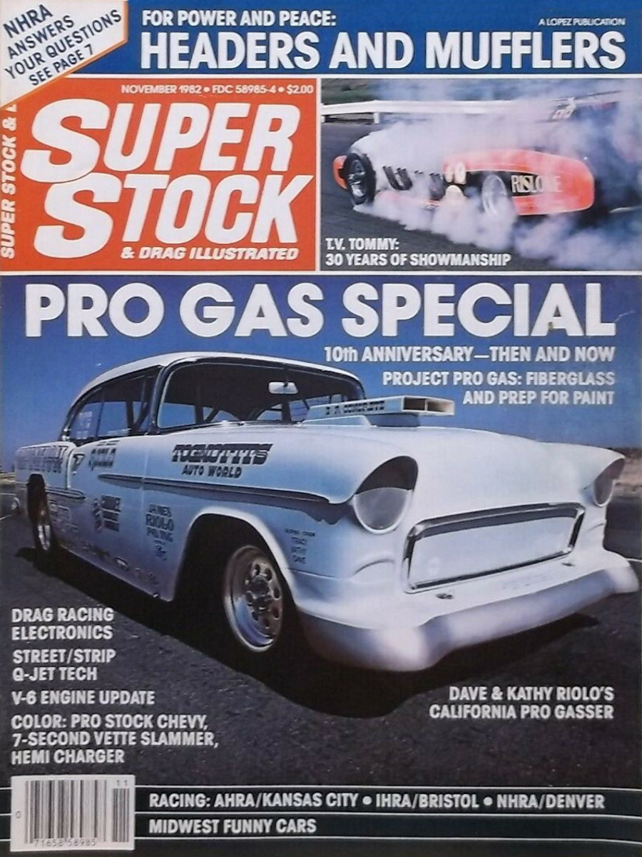 Super Stock Drag Illustrated Nov November 1982 