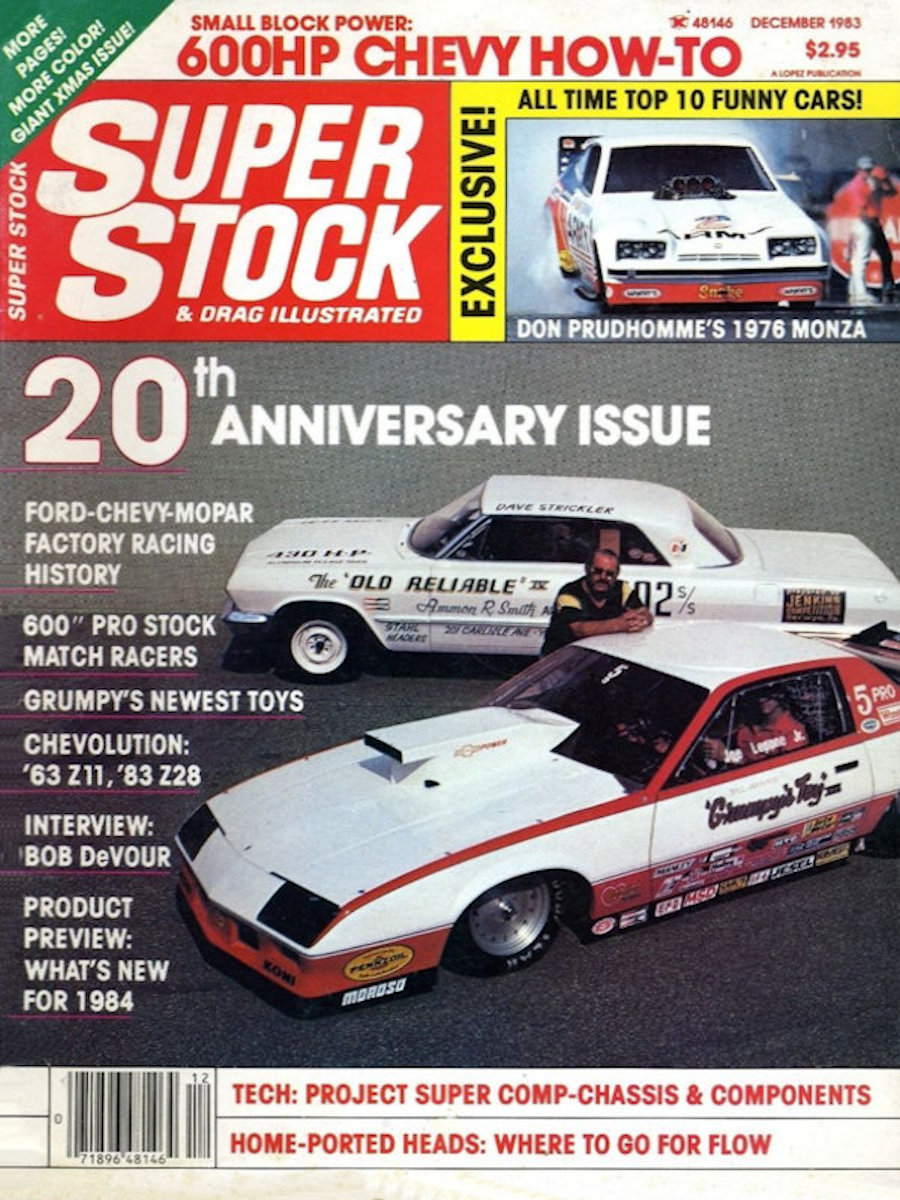 Super Stock Drag Illustrated Dec December 1983 