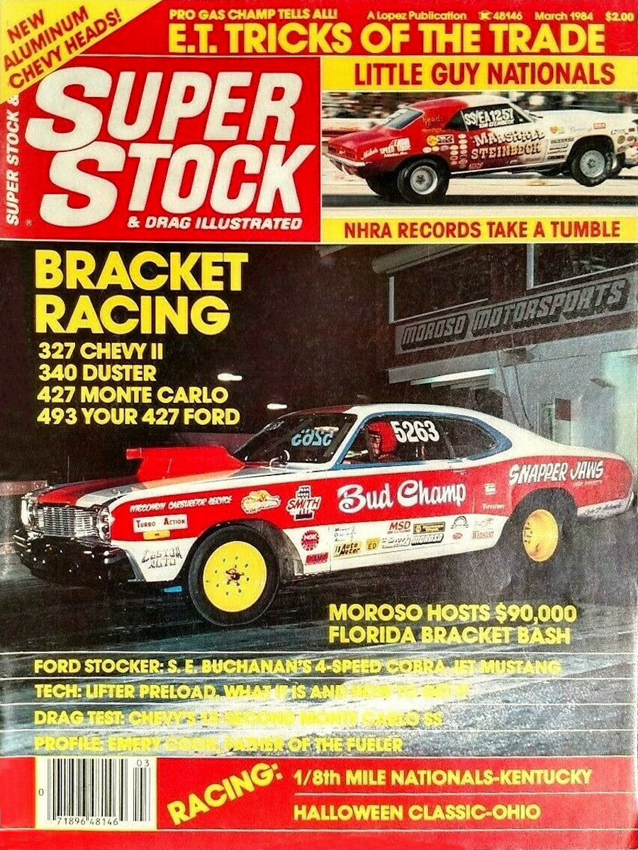 Super Stock Drag Illustrated Mar March 1984 