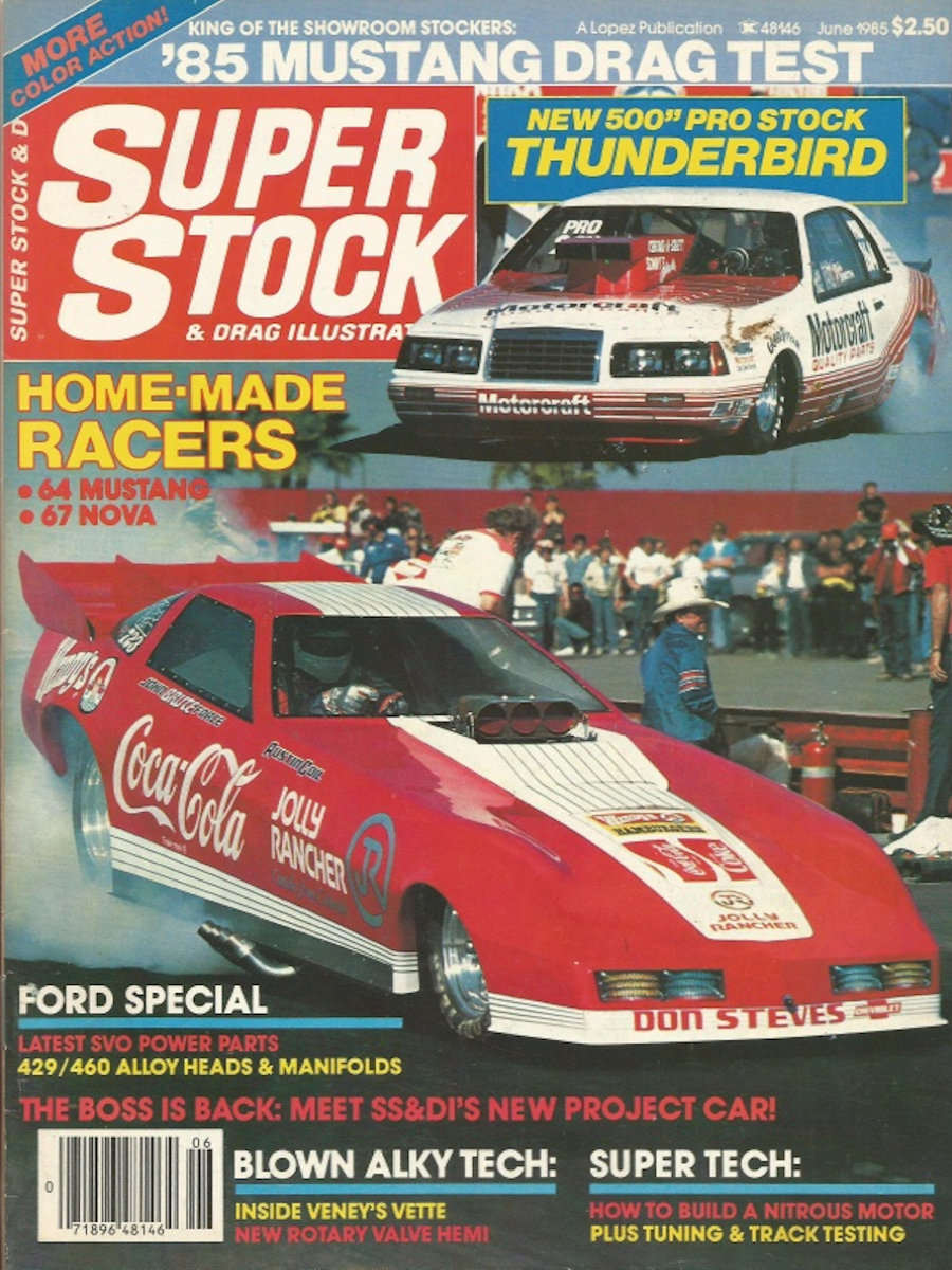 Super Stock Drag Illustrated June 1985 