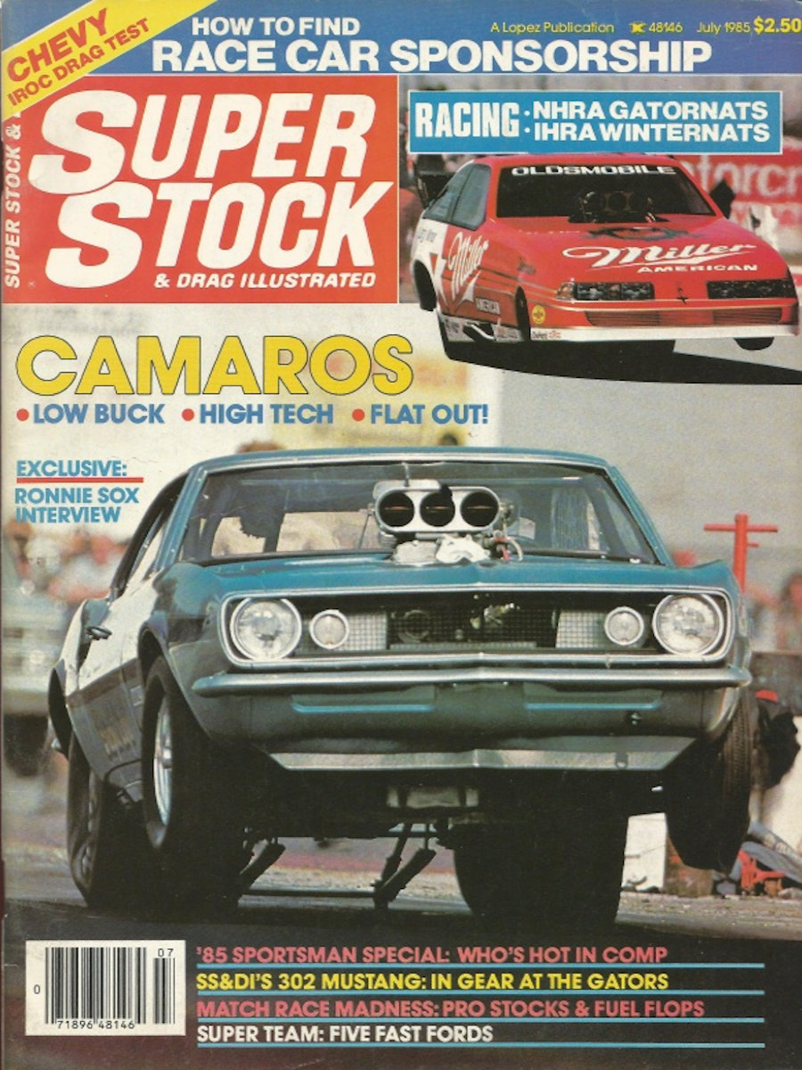 Super Stock Drag Illustrated July 1985 