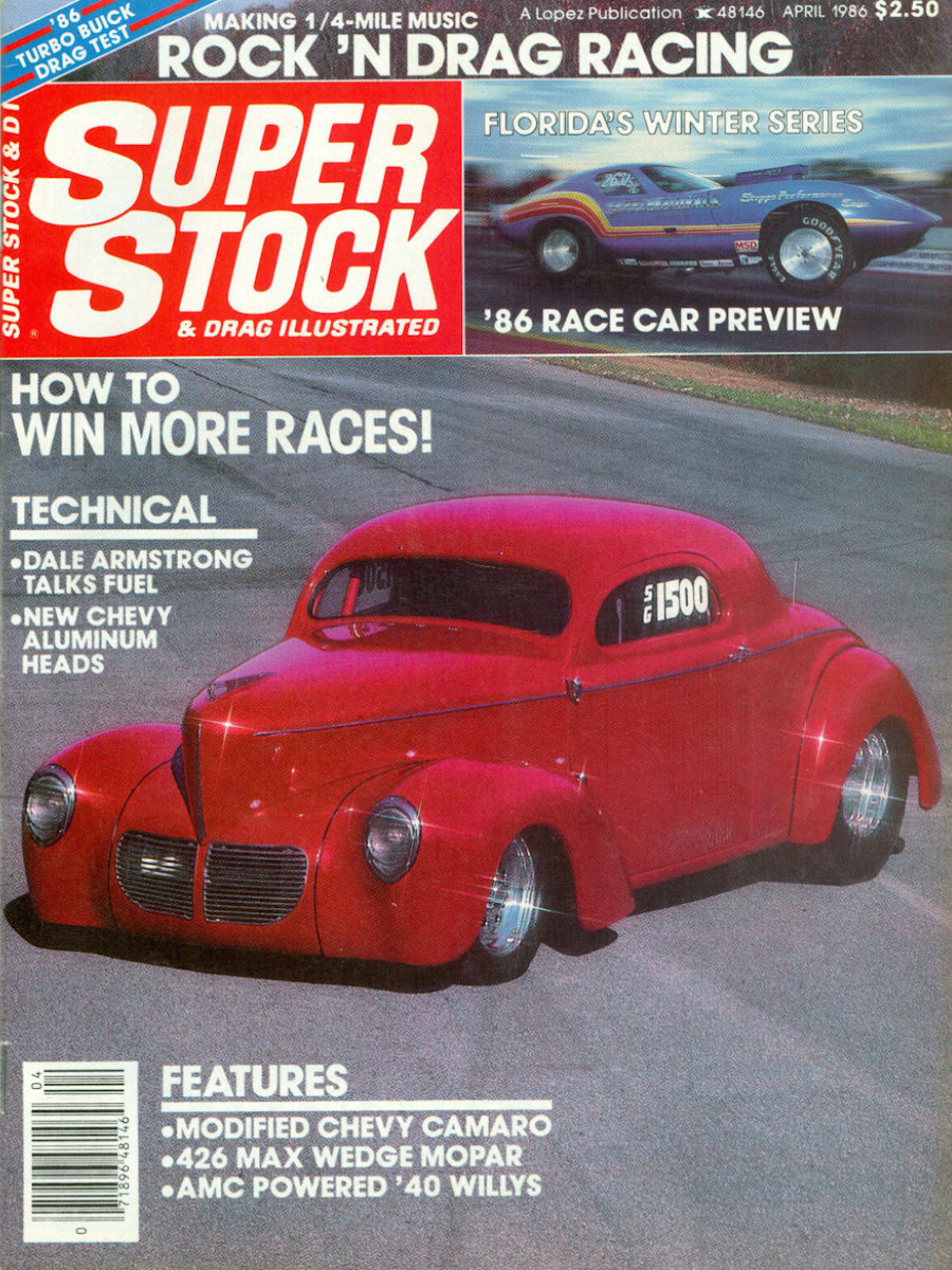 Super Stock Drag Illustrated Apr April 1986 