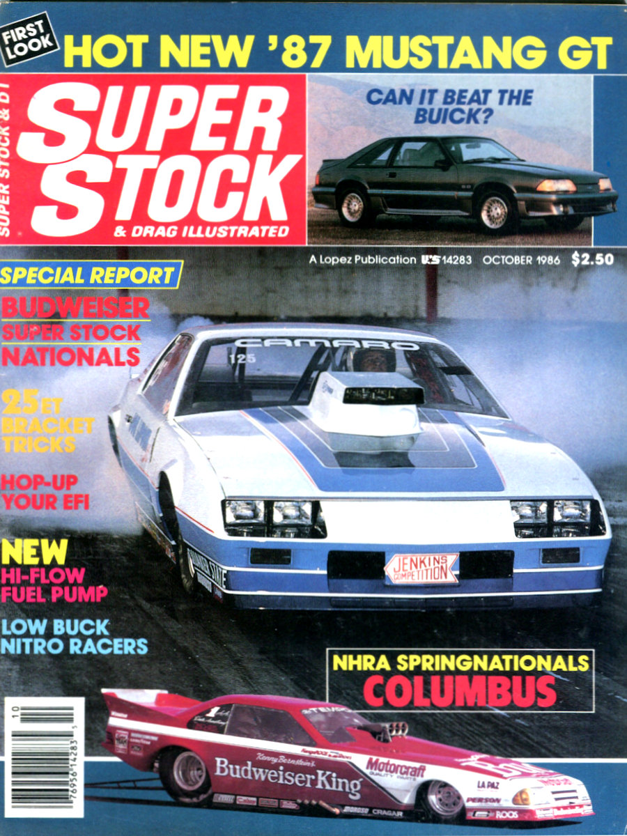 Super Stock Drag Illustrated Oct October 1986 