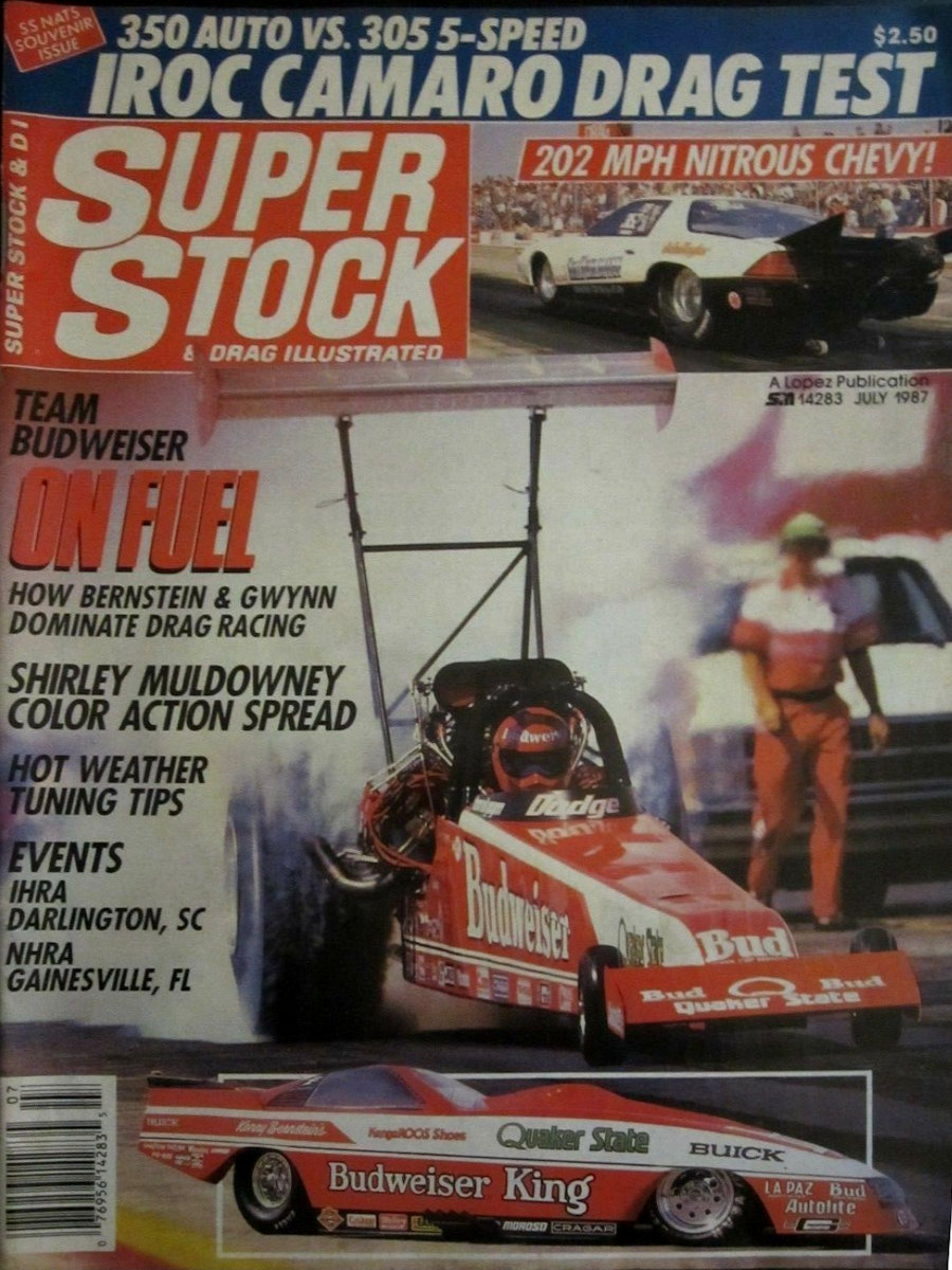 Super Stock Drag Illustrated July 1987 
