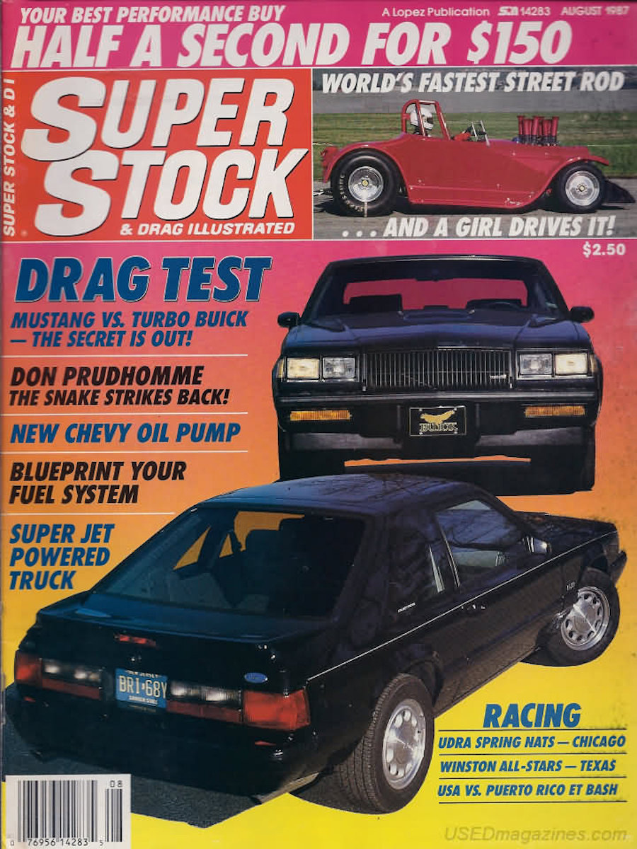 Super Stock Drag Illustrated Aug August 1987 