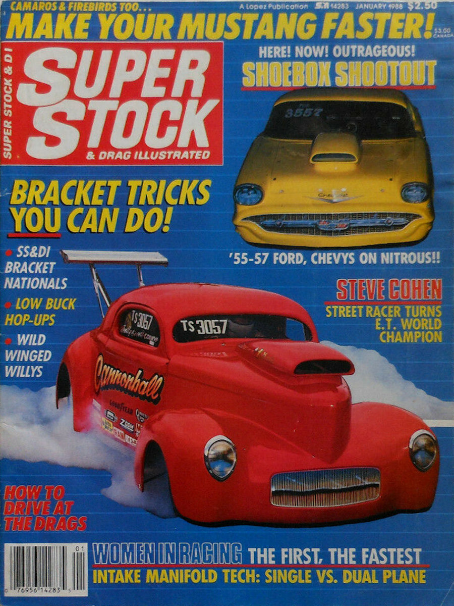 Super Stock Drag Illustrated Jan January 1988 