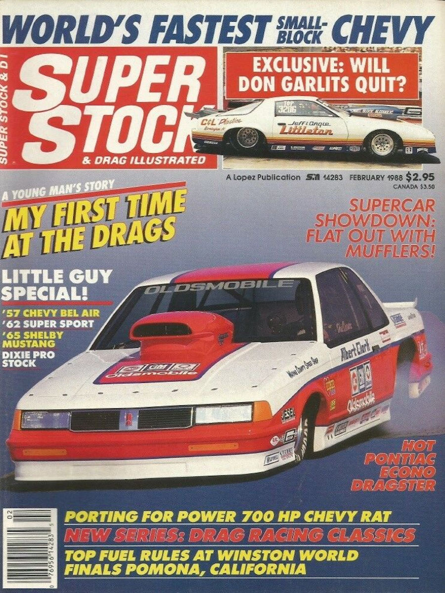 Super Stock Drag Illustrated Feb February 1988 