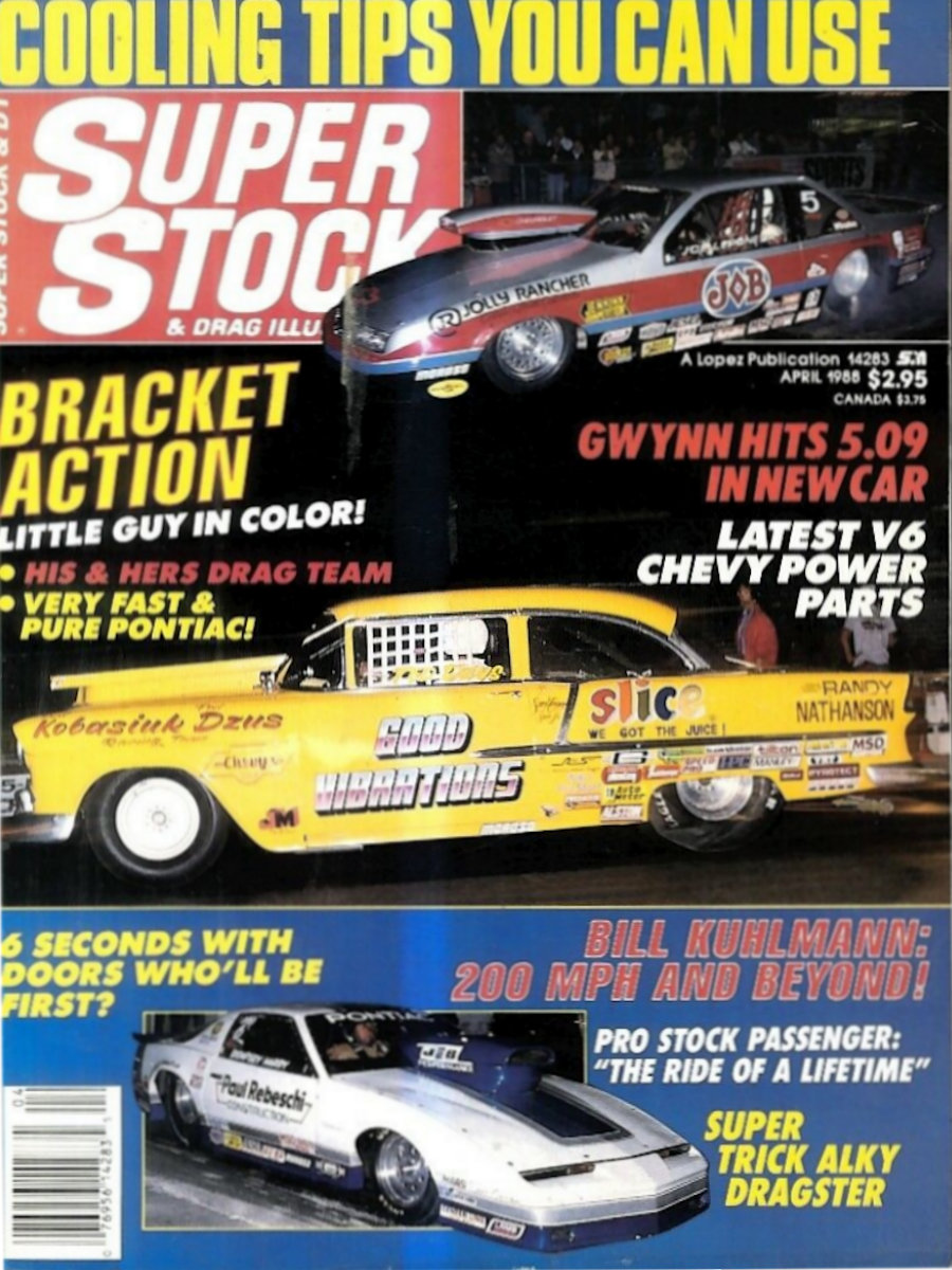 Super Stock Drag Illustrated Apr April 1988 