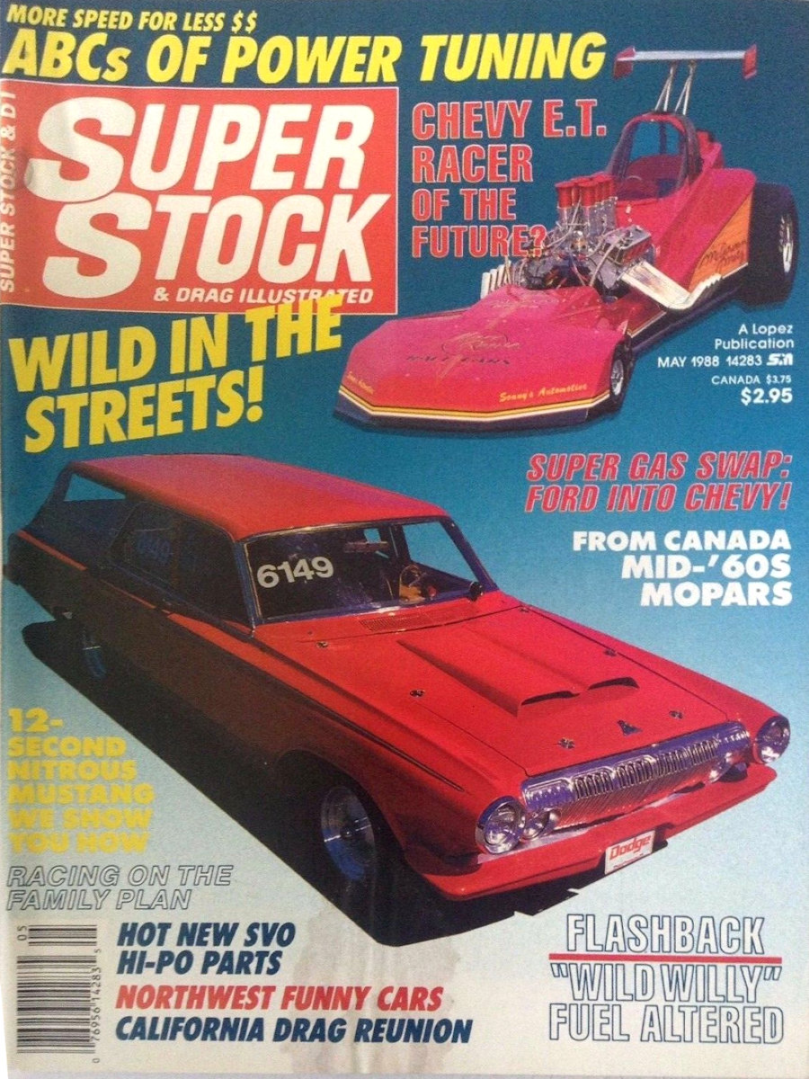Super Stock Drag Illustrated May 1988 
