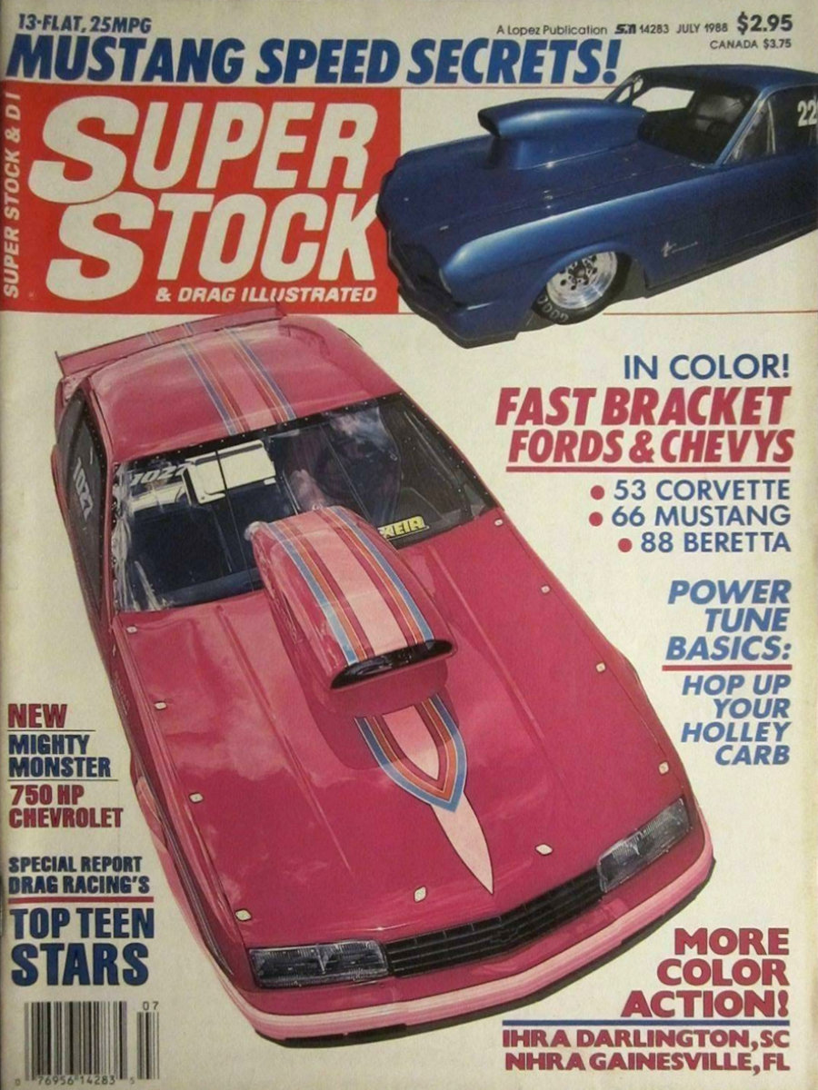 Super Stock Drag Illustrated July 1988 
