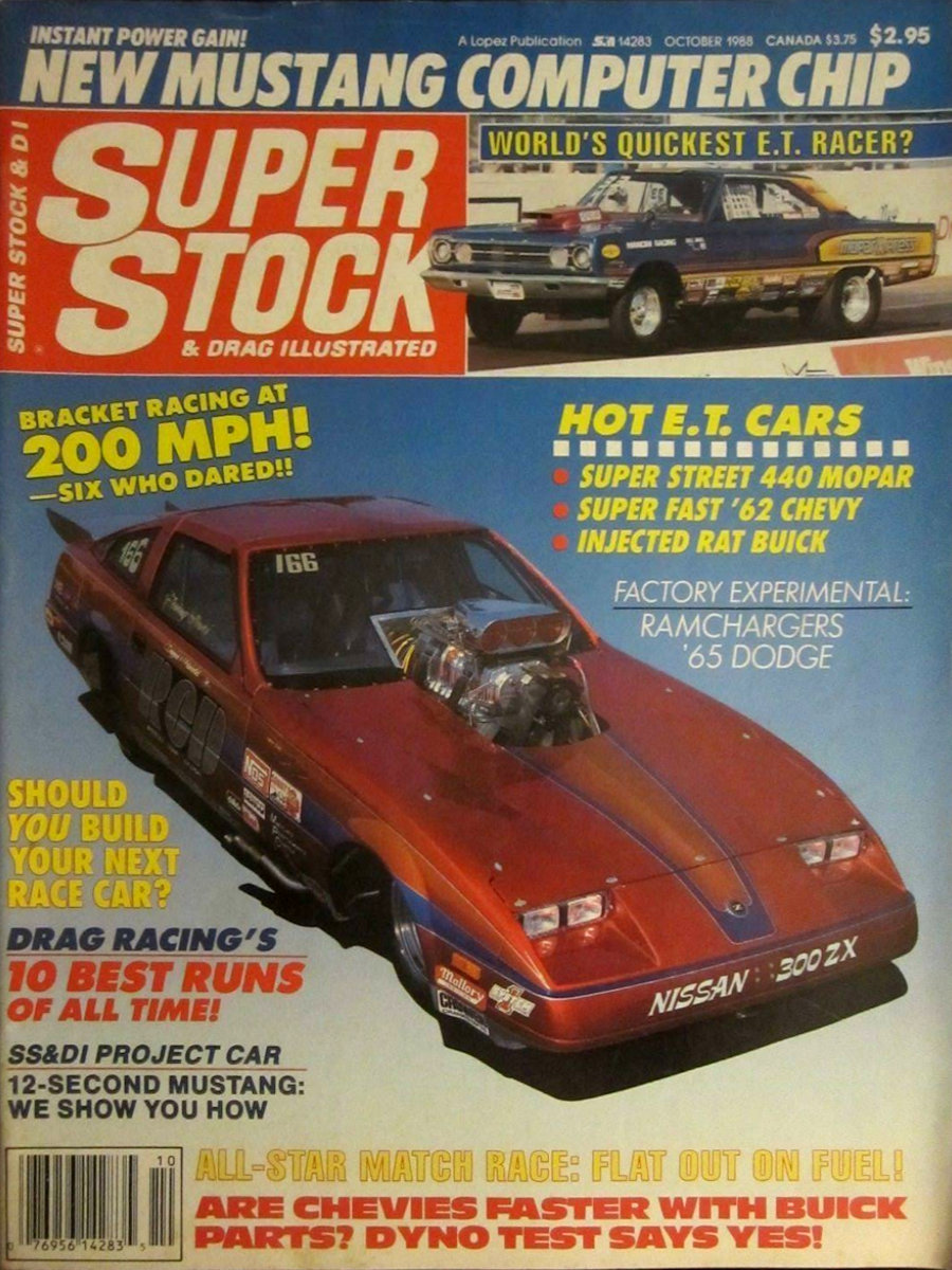 Super Stock Drag Illustrated Oct October 1988 