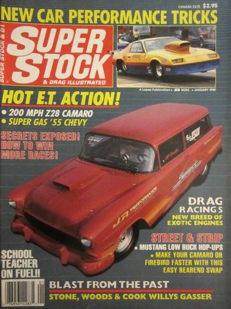 Super Stock Drag Illustrated Jan January 1989 