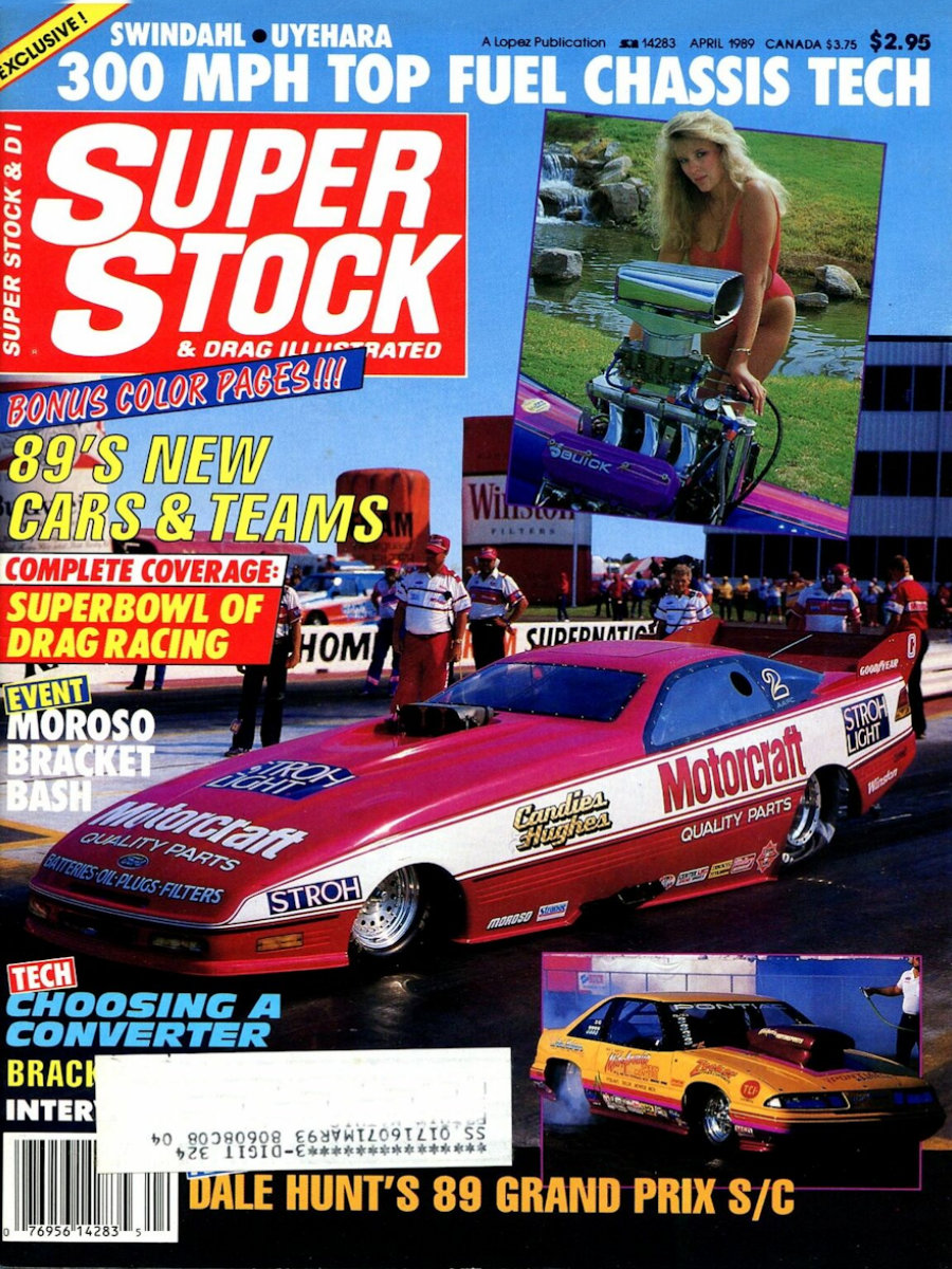 Super Stock Drag Illustrated Apr April 1989 