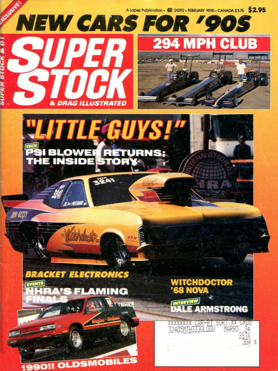 Super Stock Drag Illustrated Feb February 1990 